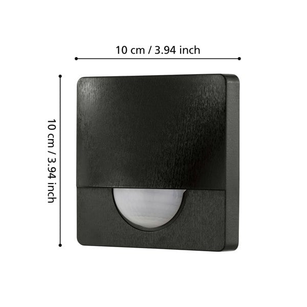 EGLO Detect Me 3 Outdoor Motion Detector Black