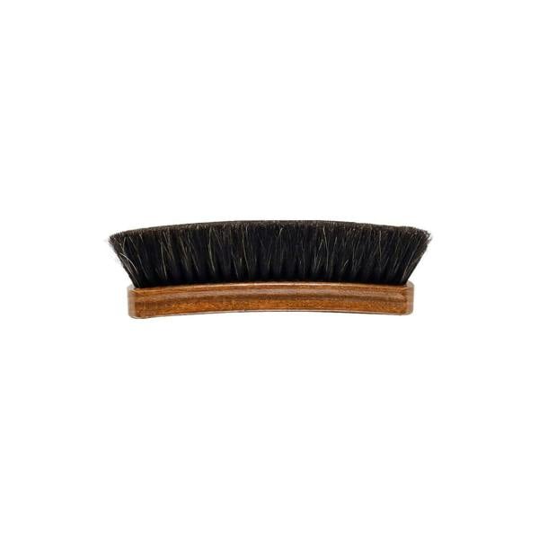 BIRCH Horsehair Brush Large - For Polishing Shoes, Boots and Leather 17cm