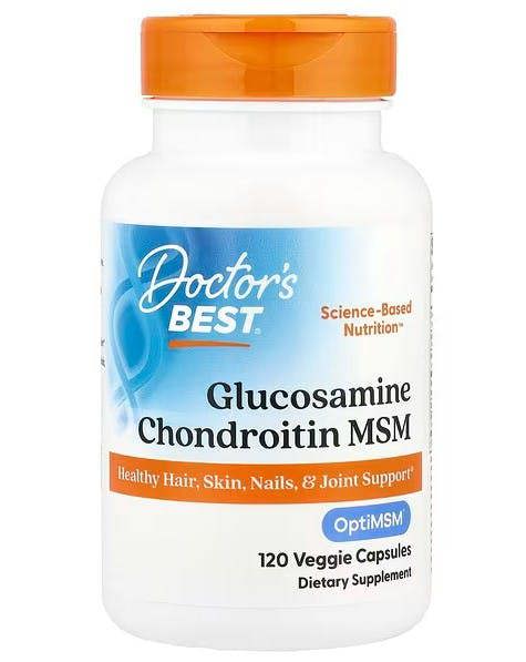 Doctor's Best Glucosamine Chondroitin MSM with OptiMSM - 120 caps