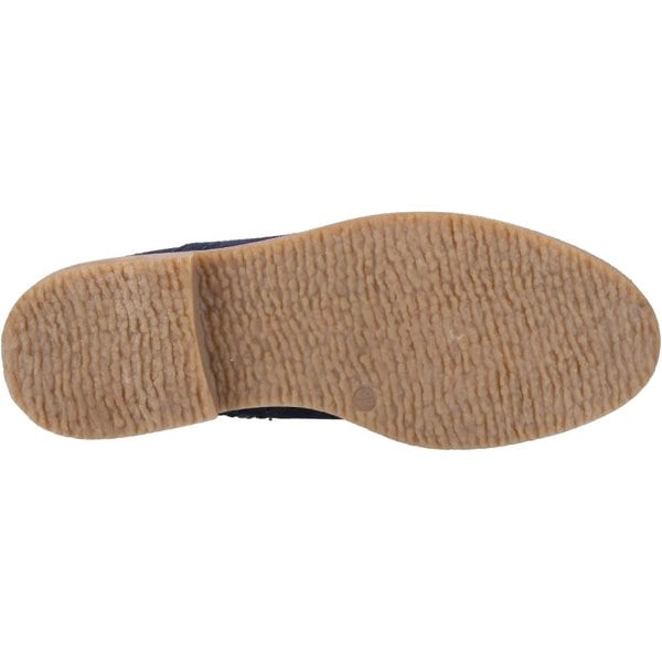 Hush Puppies Maddy Wide Suede Women's Navy Flat Chelsea Boots