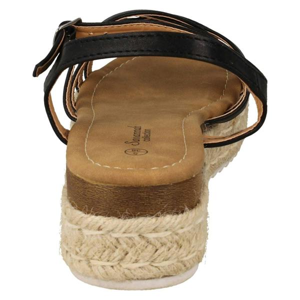 Savannah Ladies Savannah Flatform Sandals F12093