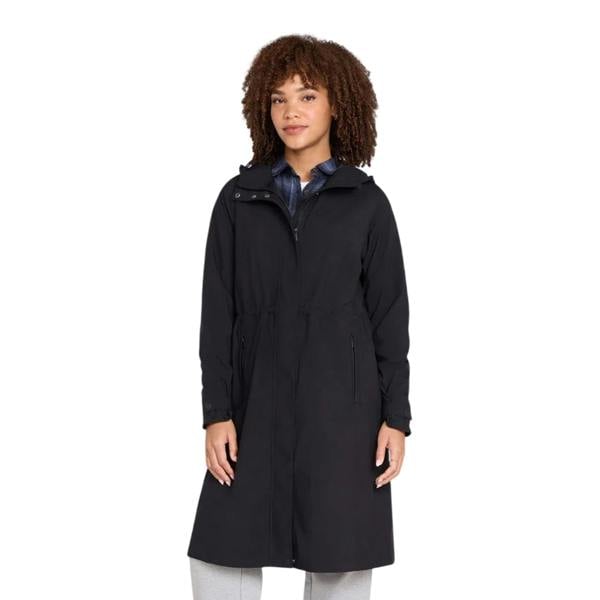 Animal Womens/Ladies Jade Long Length Waterproof Jacket - Black - 