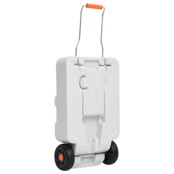 Berkfield Wheeled Water Tank for Camping 30 L Grey