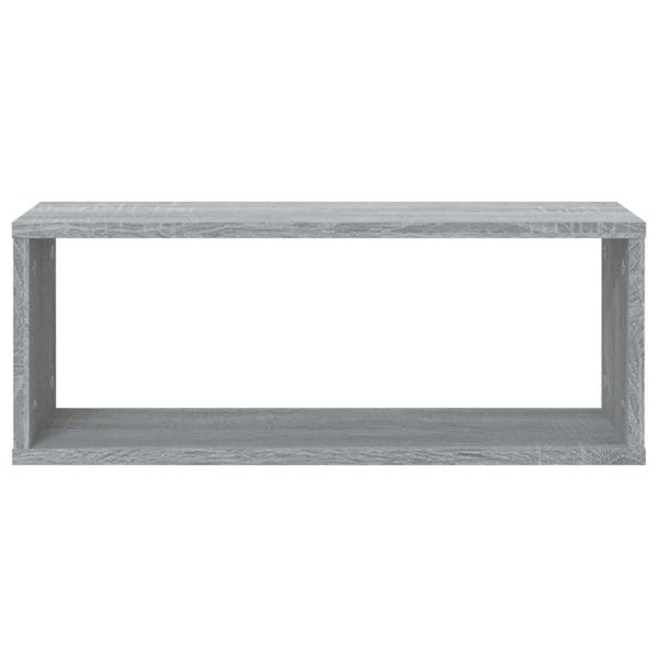Berkfield Wall Cube Shelves 6 pcs Grey Sonoma 60x15x23 cm Engineered Wood