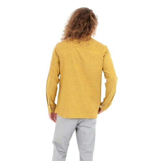Roamers Mens Willow Collared Long-Sleeved Shirt - Dijon