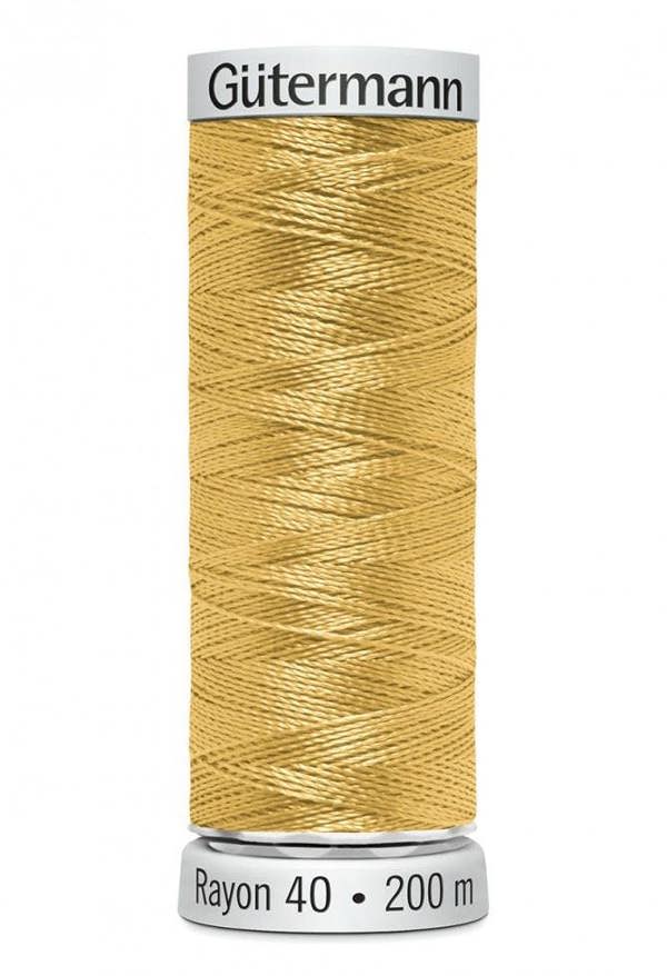 Gutermann No 40 Sulky Rayon Embroidery Thread 200m Rayon Thread Suitable For Embroidery