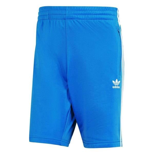 Adidas Mens Firebird Elasticated Waist Relaxed Fit Shorts - Blue - 