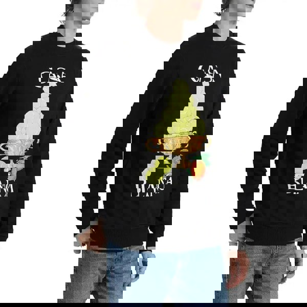 Casablanca La Corbeille D'Oranges Black Sweatshirt