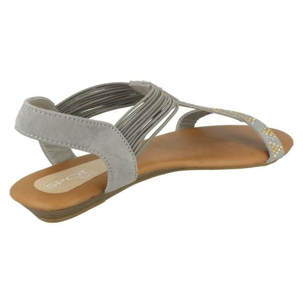 Spot On Ladies Spot On Flat Sandals