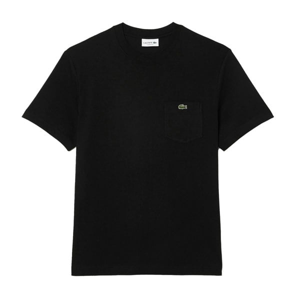 Lacoste Chest Pocket Cotton T-Shirt Black