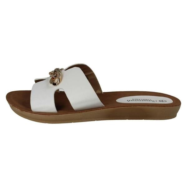 Savannah Ladies Savannah Open Toe Casual Mules