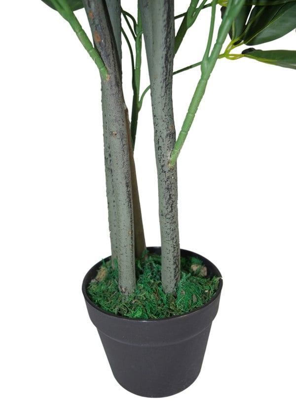 Leaf 95cm Umbrella Tree Dark Green Artificial Ficus Plant