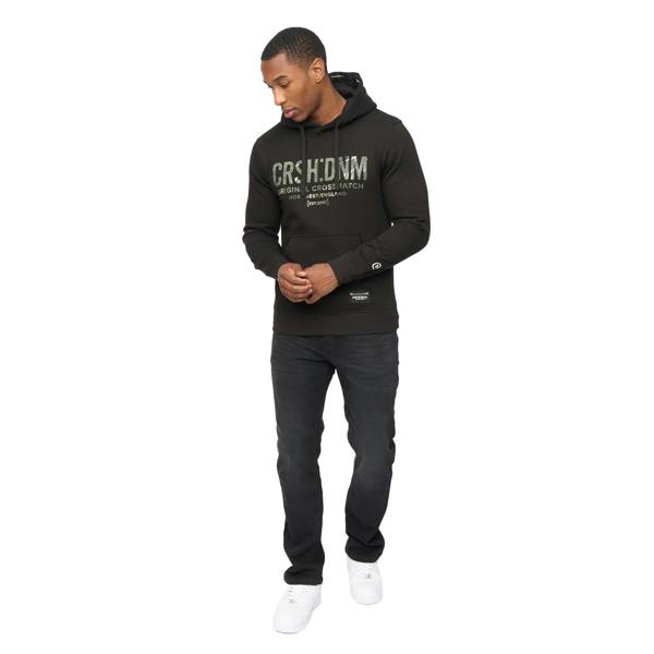 Crosshatch Mens Campbox Hoodie - Black - 