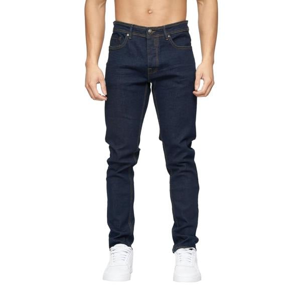 Crosshatch Mens Buraca Slim Jeans - Indigo