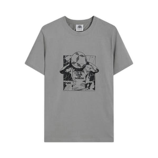 Umbro Mens Up North Graphic T-Shirt - Ultimate Grey - 