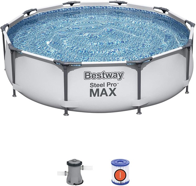 Bestway Steel Pro Frame Swimming Pool with Pump - 10 feet