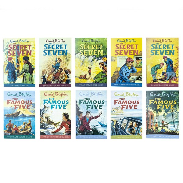 The Best Of Enid Blyton: The Famous Five & The Secret Seven Adventures 10 Book Set