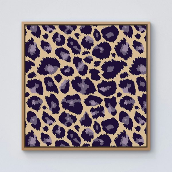 Warren Reed Leopard Print Framed Canvas