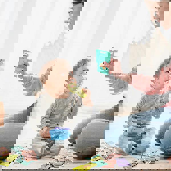 Dyzi 224 Words Talking Flash Cards Preschool Learning Toy 2-6 Yrs Toddler Blue/Pink