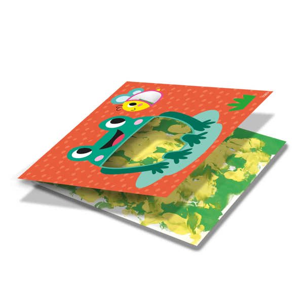 SES Creative Eco fingerpaint cards