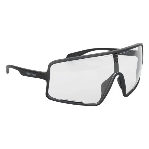Oxford Sentiero Black Frame Black or Blue Lens Sunglasses - Clear