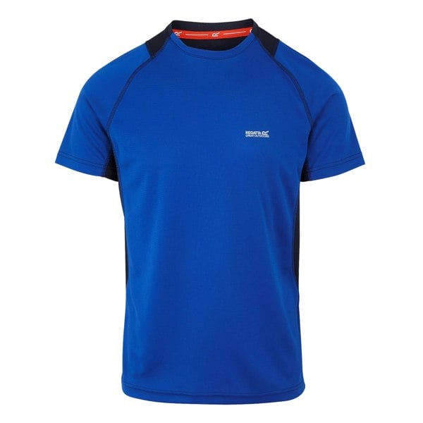 Regatta Mens Virda IV T-Shirt - Olympian Blue/Navy