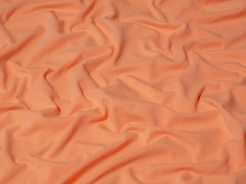 Minerva Core Range Minerva Heavy Cotton Jersey Stretch Knit Fabric - Plain Design Dressmaking Fabric, 160 cm / 63" Wide - per metre