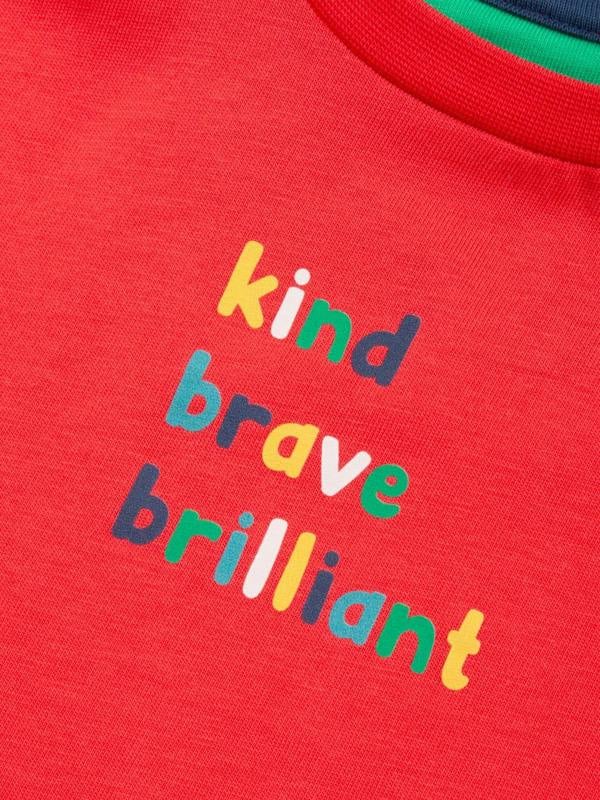 Kite Boys Organic Kind Brave Brilliant T-Shirt