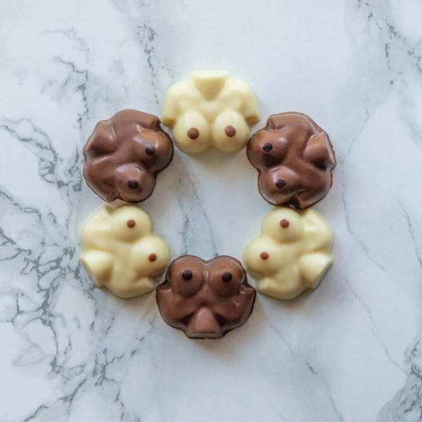 Chocolate Boobs - alternative angle