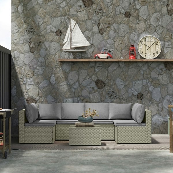 Rattan Sofa Set