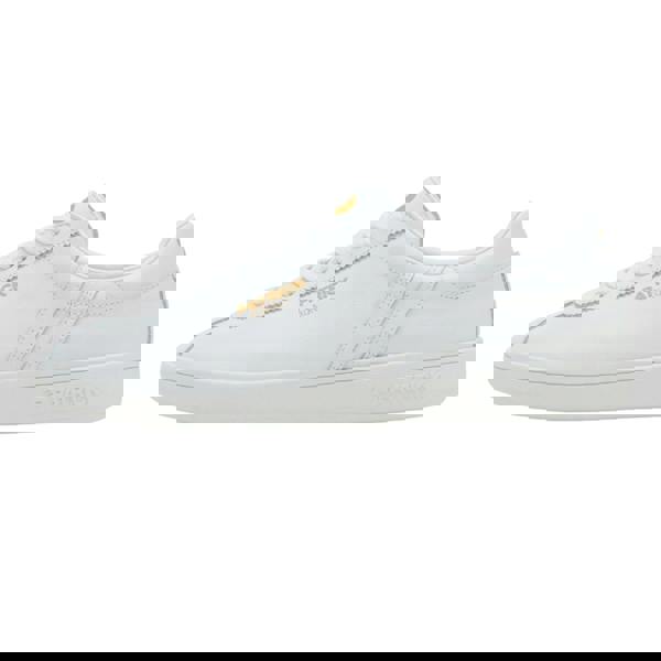 Patrick Mens Monaco Suede Cupsole Trainers - White