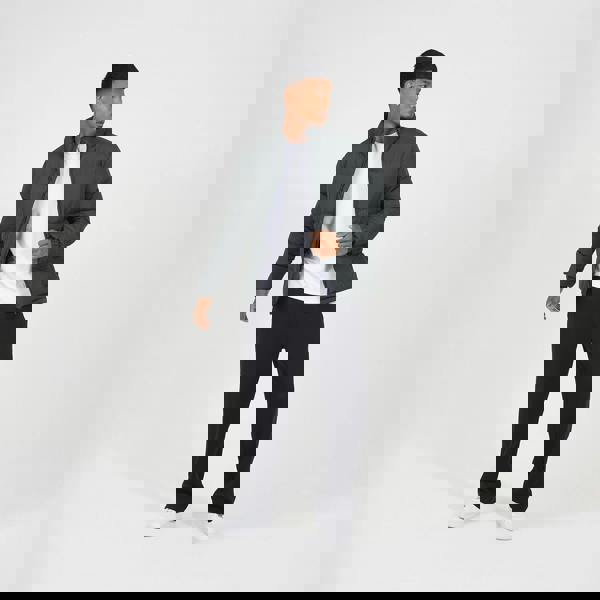 Brave Soul Khaki Funnel Neck Padded Jacket - Khaki Image 3