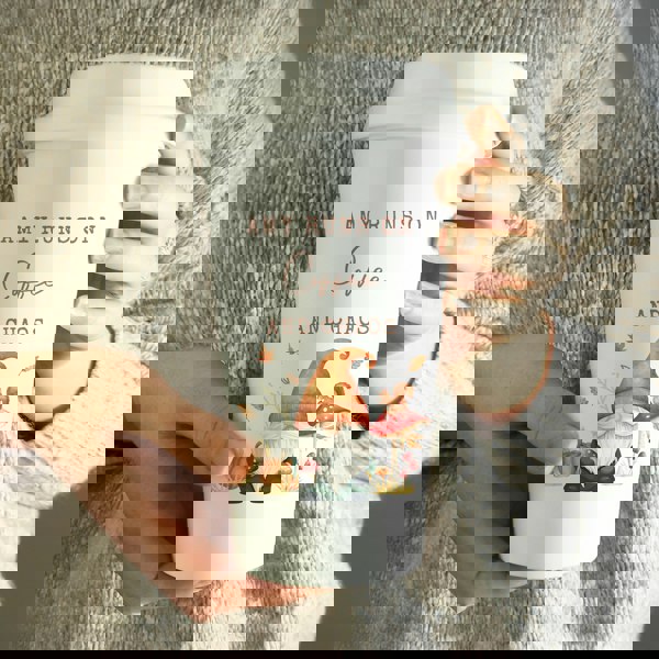 Personalised Memento Company Personalised Autumn Gonk Travel Cup