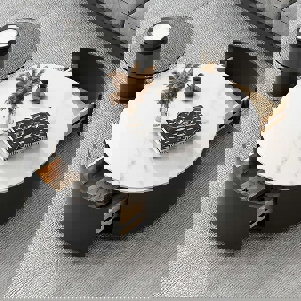 Lionel Round Nesting Coffee Table Set-Ritconcept-Rit Concept