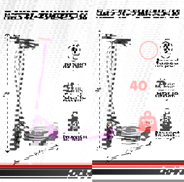 Razor E100 24 Volt Scooter - Purple