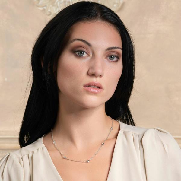 Long Chain Necklace for Women with Stones - namana.london