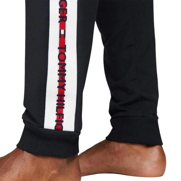 Tommy Hilfiger Mens Cotton Logo Jogging Bottoms - Blue - 
