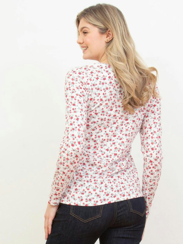 Kite Organic Tarrant Jersey Top Rosey Posey