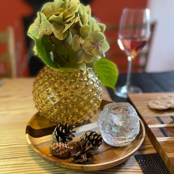 Paguro Premium Upcycled End Grain Wooden Serving Plate (2 Patterns)