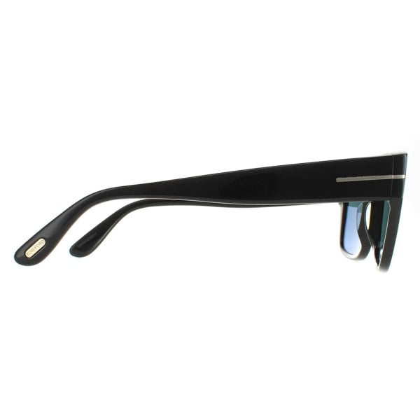 Tom Ford Sunglasses Dunning FT0907 01V Shiny Black Blue