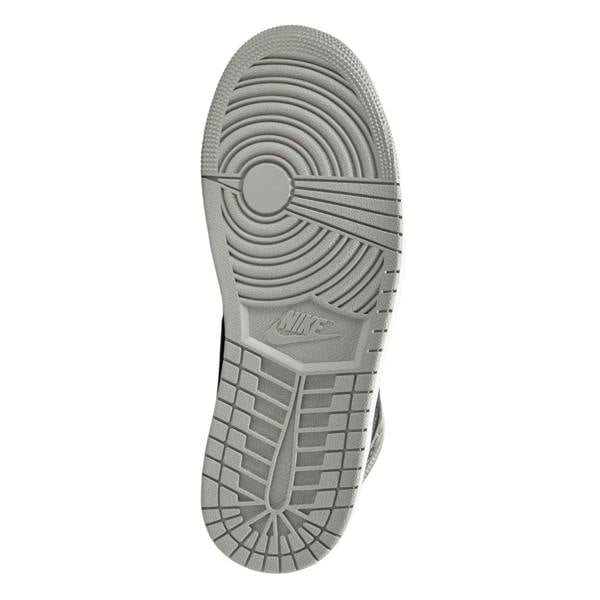 Nike Womens/Ladies Air Jordan 1 Leather Trainers - Black/White/Off White - 