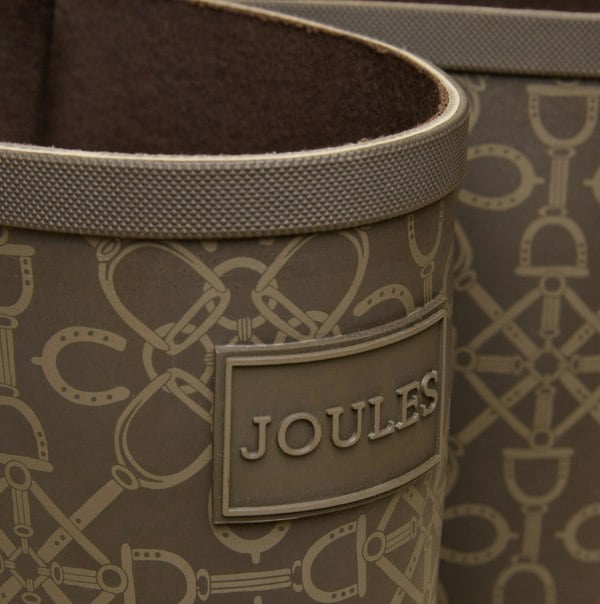 Joules WELLY PRINT Womens Wellington Boots Brown