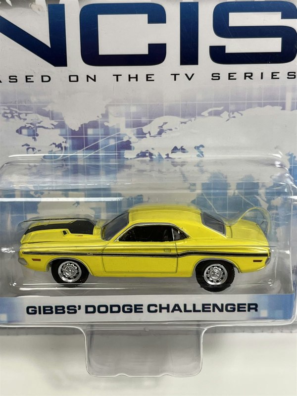 Greenlight NCIS Gibbs Dodge Challenger Yellow 1:654 Scale 44620D