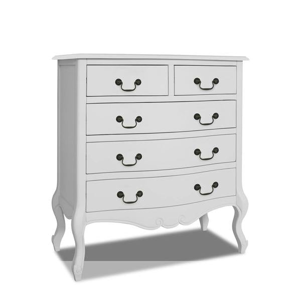 Statement Furniture Juliette Chest of Drawers 2 Over 3 French Style Chest