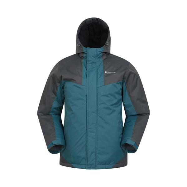 Mountain Warehouse Mens Dusk III Ski Jacket - Petrol/Black - 