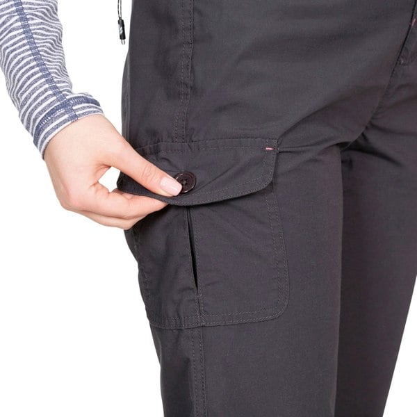 Trespass Women's Rambler Water Repellent Outdoor Trousers - Dark Grey