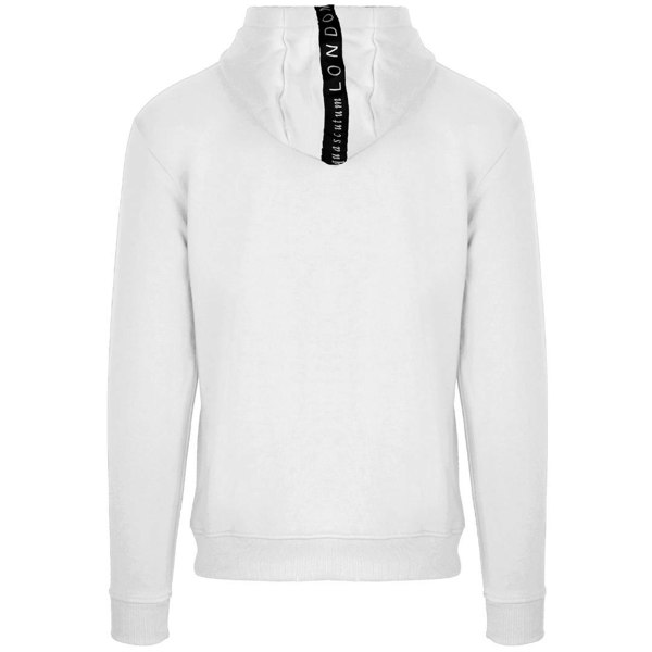 Aquascutum Bold London 1851 Logo Hoodie - White