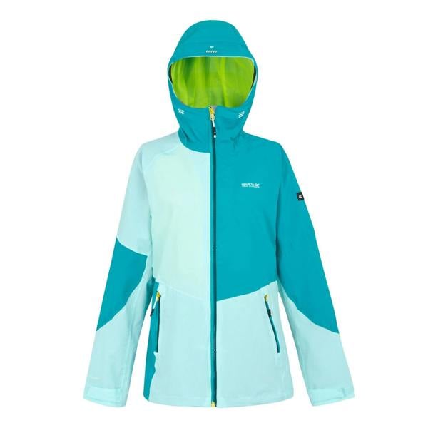 Regatta Womens/Ladies Raddick II Waterproof Jacket - Bleached Aqua/Tahoe Blue - 