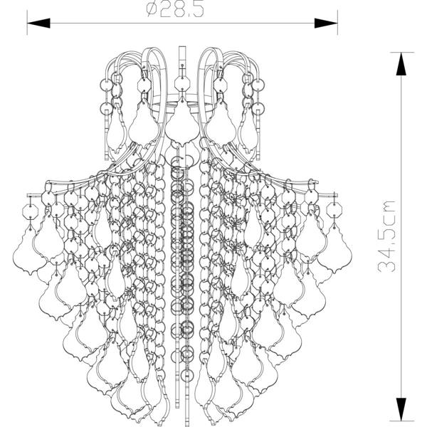 COSYLYTE Jasmine Easyfit Classic Beaded Lamp Shade