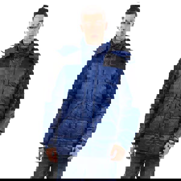 Crosshatch Mens Camptor Panelled Jacket - Blue